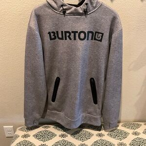 Burton Gray Men's Snowboard Hoodie Medium